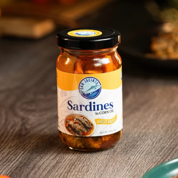 San Jacinto Sardines | Mild Hot | in Corn Oil | 220g